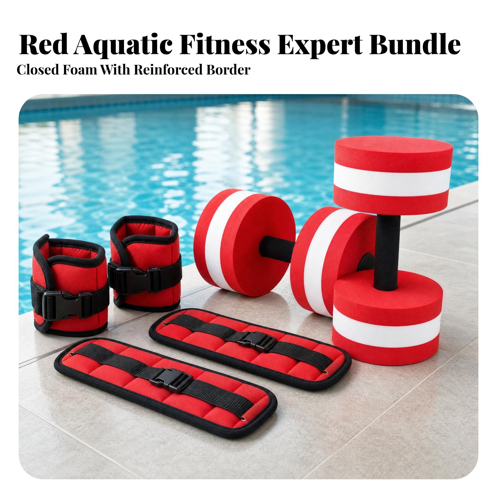 Aquatic Aerobics - Verstelbare schuim aquatische dumbbell met pols-