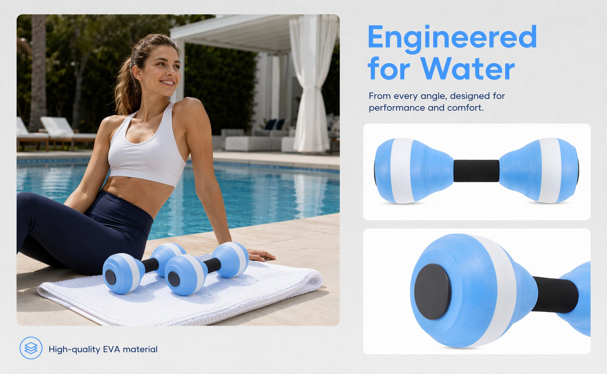 Aquatic Aerobics - 1 paar Aquatic Fitness Dumbbells Water